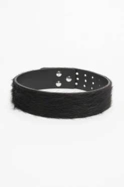 Smycke|Our Legacy 3 Cm Choker Black Hair On Hide