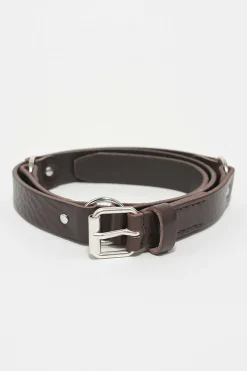 Bälten|Our Legacy 2,5 Cm Ringbalte Grizzly Brunt Läder