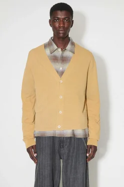 Stickat|Our Legacy Academy Cardigan Wet Sand Crunchy Cotton