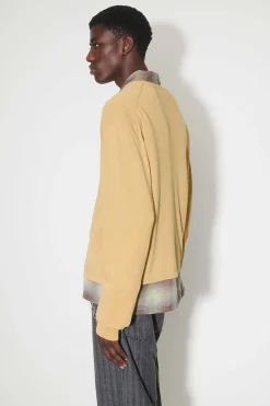 Stickat|Our Legacy Academy Cardigan Wet Sand Crunchy Cotton