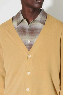 Stickat|Our Legacy Academy Cardigan Wet Sand Crunchy Cotton