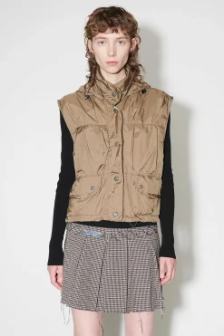 Ytterkläder|Our Legacy Andas Ut Puffa Vest Cavalry Olive Aero Nylon