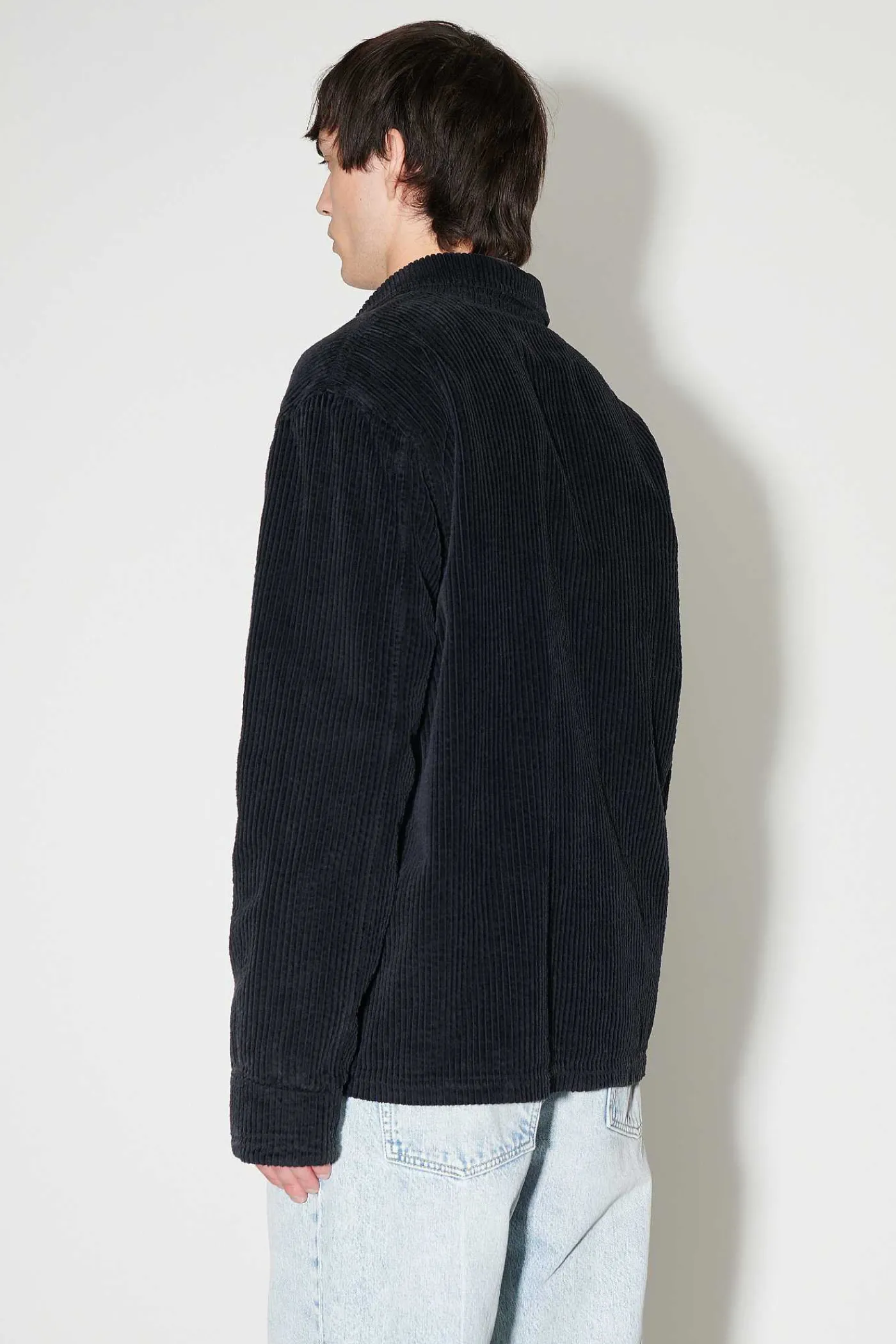 Ytterkläder|Our Legacy Arkiv Box Jacka Sliten Black Rustic Cord