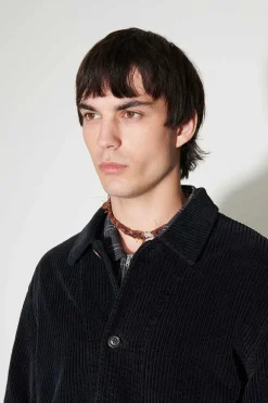 Ytterkläder|Our Legacy Arkiv Box Jacka Sliten Black Rustic Cord