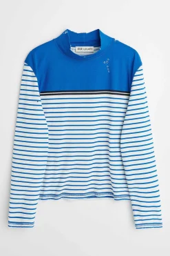 Jersey|Our Legacy Artist Polo Trashed Carnot Stripe