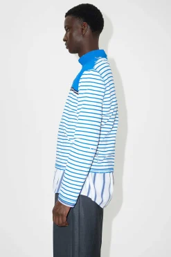 Jersey|Our Legacy Artist Polo Trashed Carnot Stripe