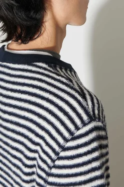 Jersey|Our Legacy Artist Rundhalsad Malaga Stripe Borstad Bomull