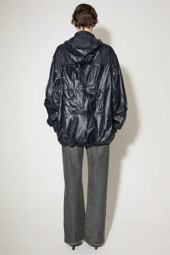 Ytterkläder|Our Legacy Avgas Puffa Svart Gummerad Nylon