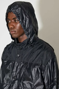 Ytterkläder|Our Legacy Avgas Puffa Svart Gummerad Nylon