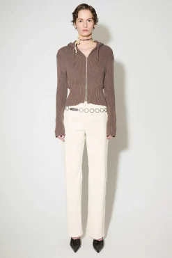 Byxor|Our Legacy Biker Byxa Naturlig Rustik Bomull Nylon