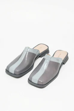 Mulor|Our Legacy Blunt Mule Deep Sky Blue Läder
