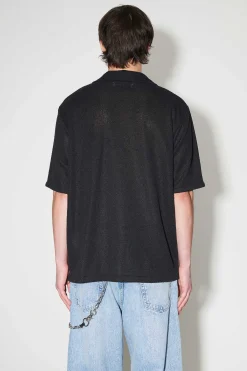 Skjorttyg|Our Legacy Box Skjorta Shortsleeve Black Boucle