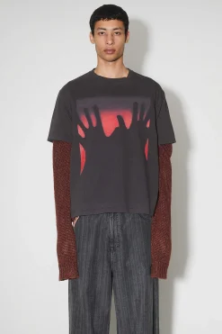 Jersey|Our Legacy Box T-Shirt Rod Smak Av Hander Print