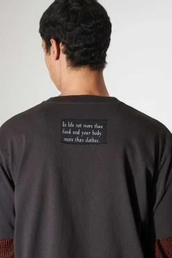 Jersey|Our Legacy Box T-Shirt Rod Smak Av Hander Print