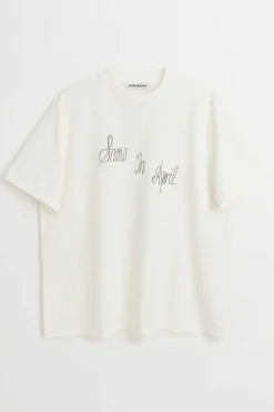 Jersey|Our Legacy Box T-Shirt Ronja Print Vit