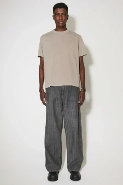 Jersey|Our Legacy Box T-Shirt Sliten Gra Legacy Jersey