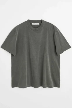 Jersey|Our Legacy Box T-Shirt Sliten Svart Legacy Jersey