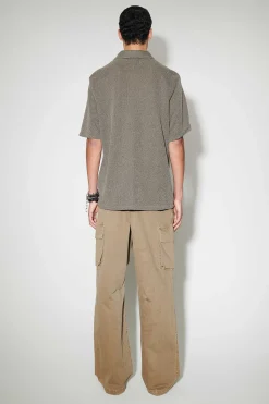 Skjorttyg|Our Legacy Boxskjorta Kortarmad Muck Boucle
