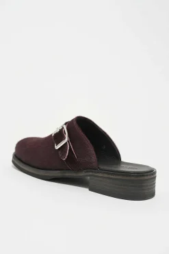 Mulor|Our Legacy Camion Mule Caramel Bordeaux-Har Pa Gomma