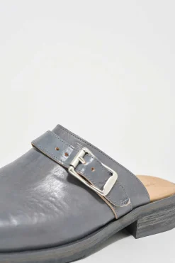 Mulor|Our Legacy Camion Mule Deep Sky Läder