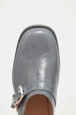 Mulor|Our Legacy Camion Mule Deep Sky Läder