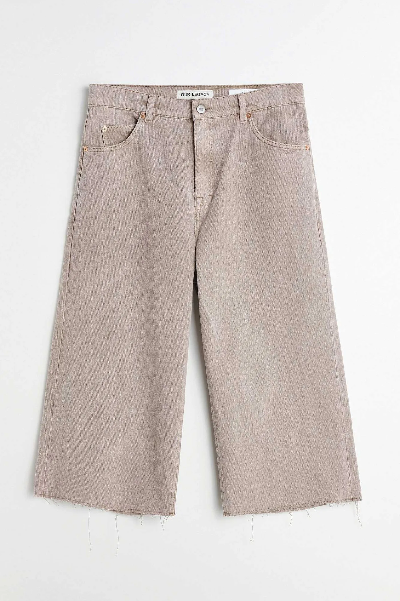 Jeans|Our Legacy Capri Cut Pink Cast Chain Twill