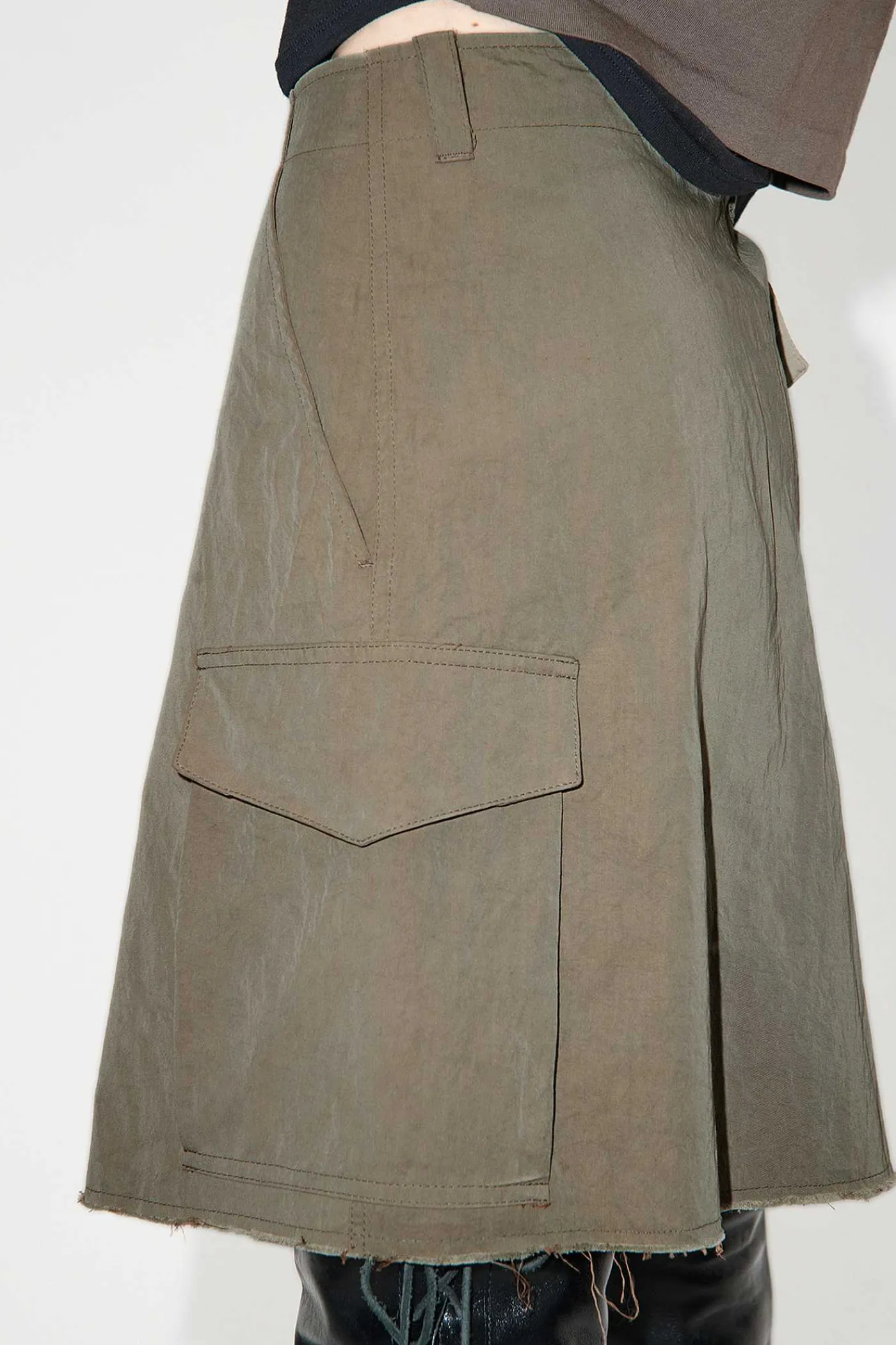 Kjolar|Our Legacy Cargo Kjol Pine High Twist Solaro