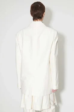 Passning|Our Legacy Carp Blazer Natural Crinkled Cotton Nylon