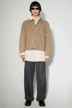 Ytterkläder|Our Legacy Coach Jacka Dark Sand Rich Poplin