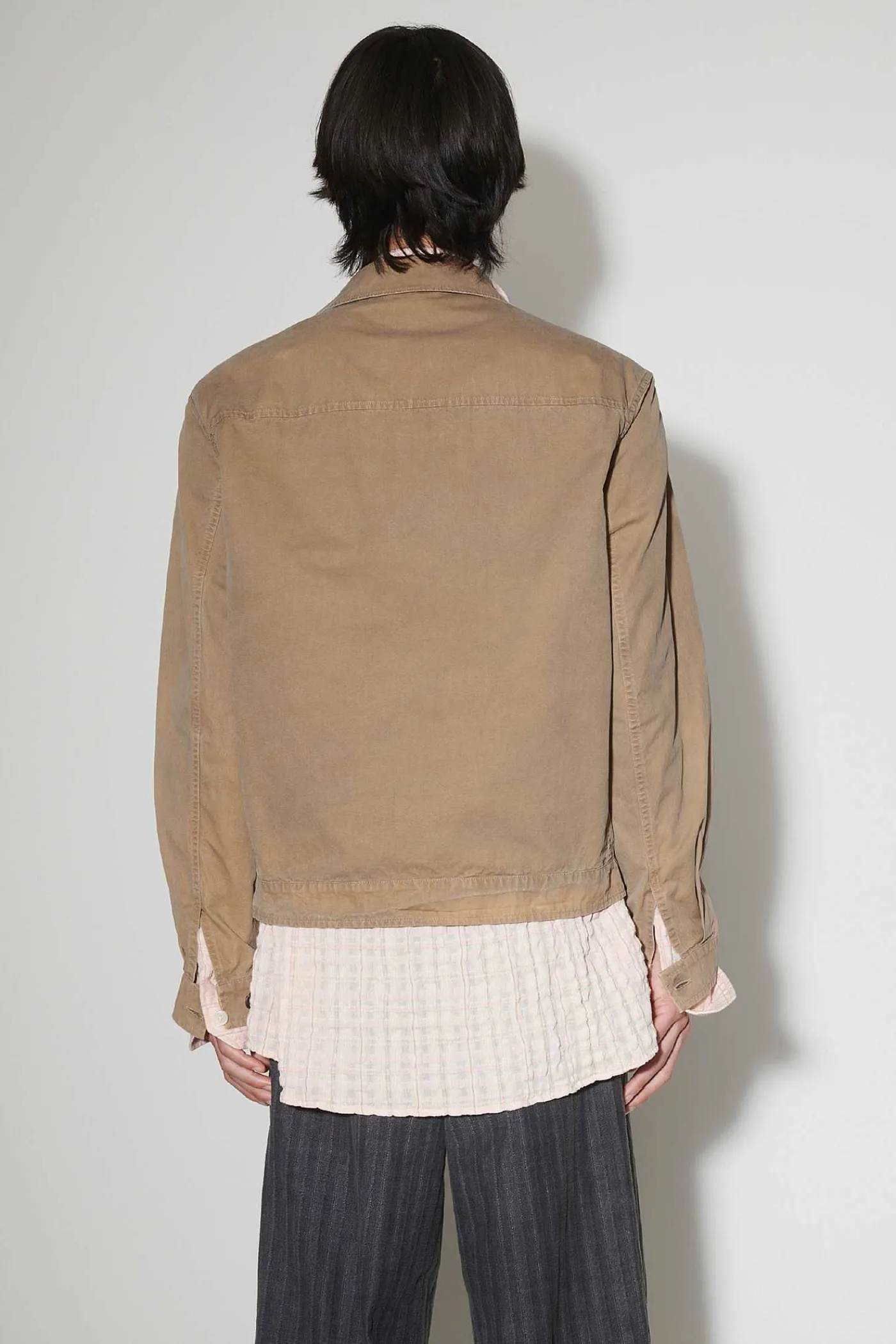 Ytterkläder|Our Legacy Coach Jacka Dark Sand Rich Poplin