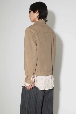 Ytterkläder|Our Legacy Coach Jacka Dark Sand Rich Poplin