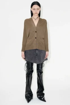 Stickat|Our Legacy Compressed Cardigan Peafowl Rustic Merino
