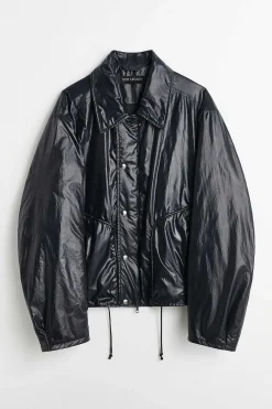 Ytterkläder|Our Legacy Cub Jacka Black Tech Chintz