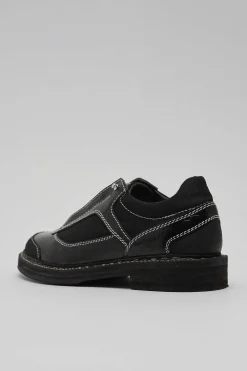 Skor|Our Legacy Cyber Derby Black Cracked Patent Leather