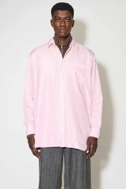 Skjorttyg|Our Legacy Darling Shirt Babyrosa Bomullssilke