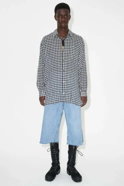 Skjorttyg|Our Legacy Darling Shirt Svart/Vit Bordsduk Rut