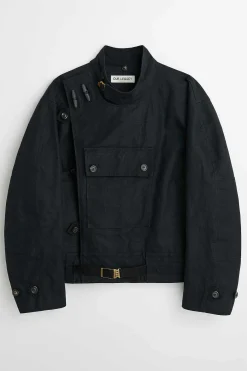 Ytterkläder|Our Legacy Dispatch Jacka Black Highland Cotton