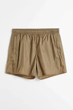 Shorts|Our Legacy Drape Tech Trunks Cavalry Olive Aero Nylon