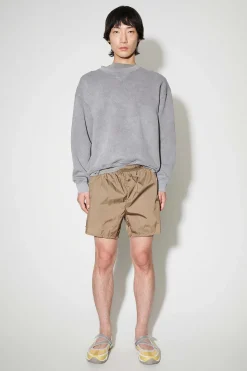 Shorts|Our Legacy Drape Tech Trunks Cavalry Olive Aero Nylon