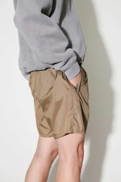 Shorts|Our Legacy Drape Tech Trunks Cavalry Olive Aero Nylon