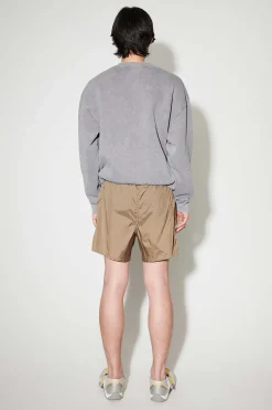 Shorts|Our Legacy Drape Tech Trunks Cavalry Olive Aero Nylon