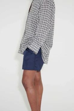Shorts|Our Legacy Drape Tech Trunks Dark Navy