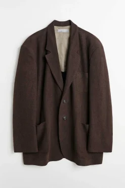 Passning|Our Legacy Embrace Blazer Antique Chocolate Arctic Linen