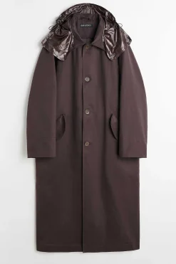 Ytterkläder|Our Legacy Emerge Coat Profound Brown Peached Tech