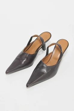 Skor|Our Legacy Envelope Heel Top Fargat Svart Läder