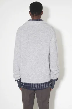 Stickat|Our Legacy Evening Polo Dust Melange Fuzzy Alpaca