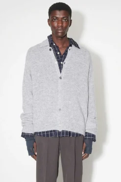 Stickat|Our Legacy Evening Polo Dust Melange Fuzzy Alpaca