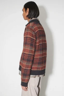 Stickat|Our Legacy Evening Polo Rust Geezer Check