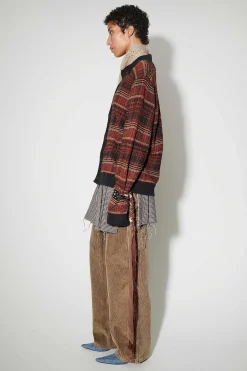 Stickat|Our Legacy Evening Polo Rust Geezer Check
