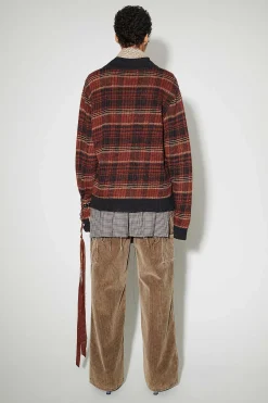 Stickat|Our Legacy Evening Polo Rust Geezer Check